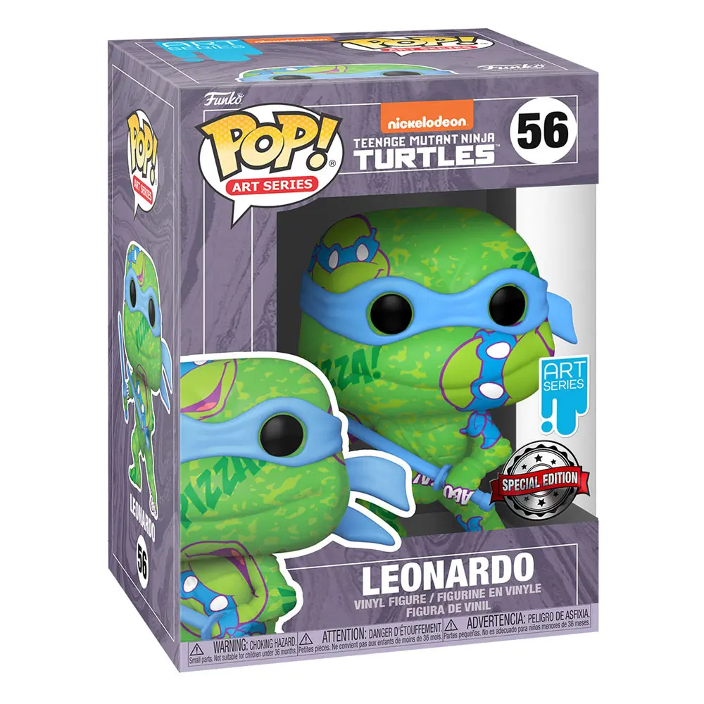 Teenage Mutant Ninja Turtles POP! Artist Series vinylová figurka Leonardo 9 cm fotografii produktu