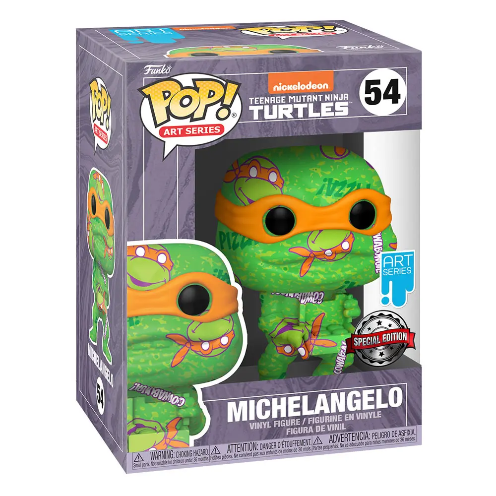 Teenage Mutant Ninja Turtles POP! Artist Series vinylová figurka Michelangelo 9 cm fotografii produktu