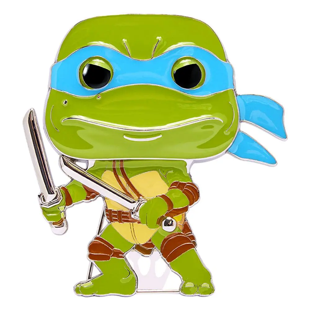 Teenage Mutant Ninja Turtles POP! Smaltovaný odznak Leonardo 10 cm fotografii produktu
