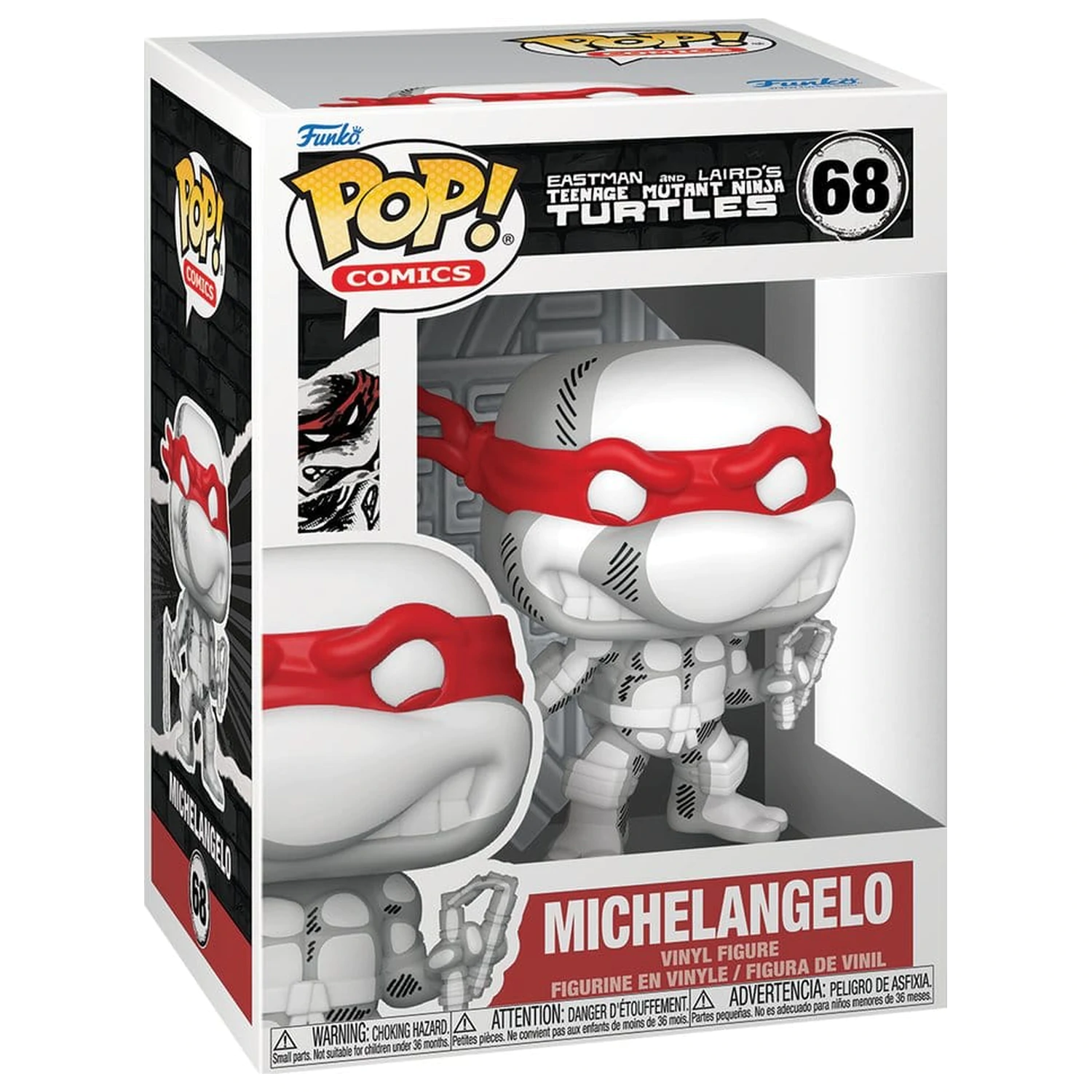 Teenage Mutant Ninja Turtles Funko POP! Vinylová figurka Michelangelo 9 cm fotografii produktu