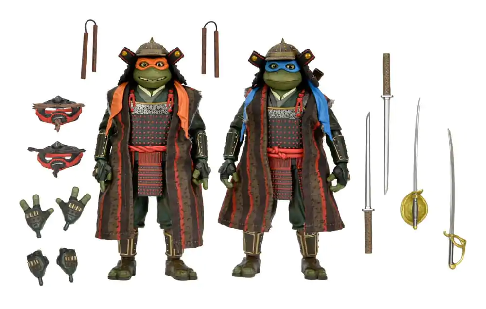 Teenage Mutant Ninja Turtles III Action Figure 2-Pack Leonardo & Michelangelo 18 cm Akční Figurka fotografii produktu