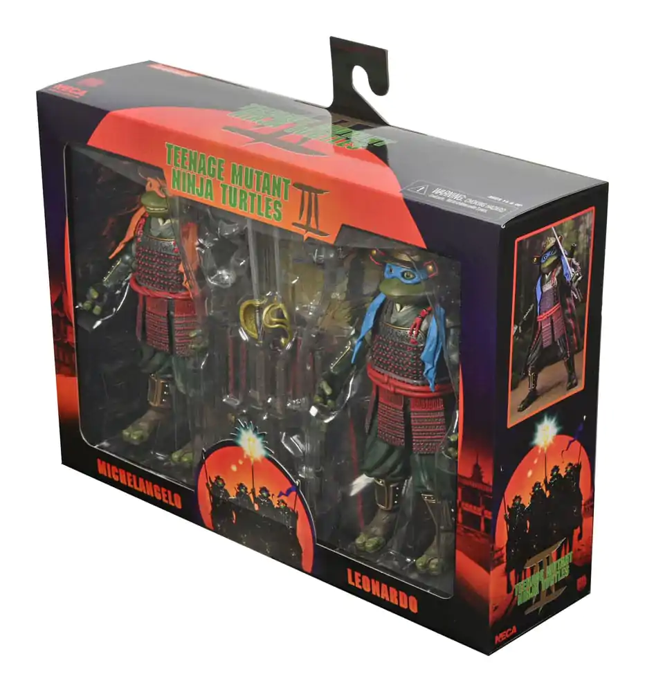 Teenage Mutant Ninja Turtles III Action Figure 2-Pack Leonardo & Michelangelo 18 cm Akční Figurka fotografii produktu