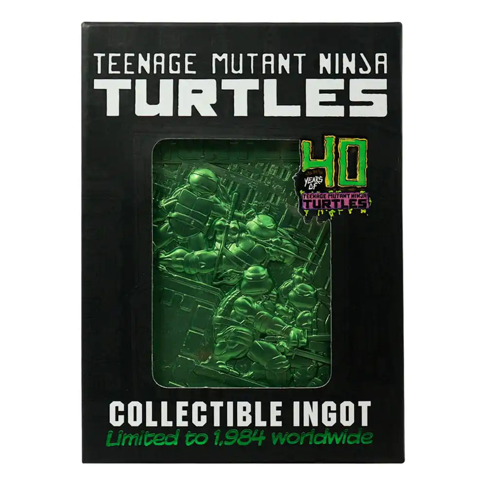 Teenage Mutant Ninja Turtles Ingot 40. výročí zelený limitovaná edice fotografii produktu