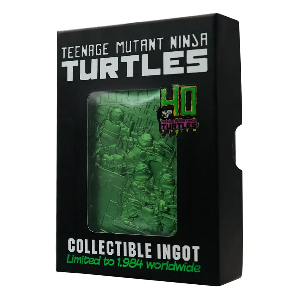 Teenage Mutant Ninja Turtles Ingot 40. výročí zelený limitovaná edice fotografii produktu