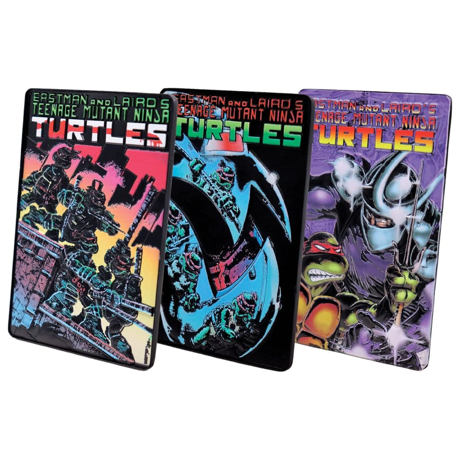 Teenage Mutant Ninja Turtles Ingot Set of Three Comic Book Cover Ingots Limited Edition fotografii produktu