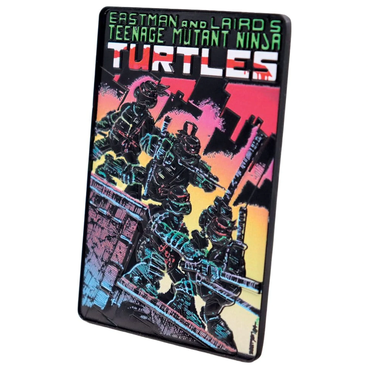 Teenage Mutant Ninja Turtles Ingot Set of Three Comic Book Cover Ingots Limited Edition fotografii produktu