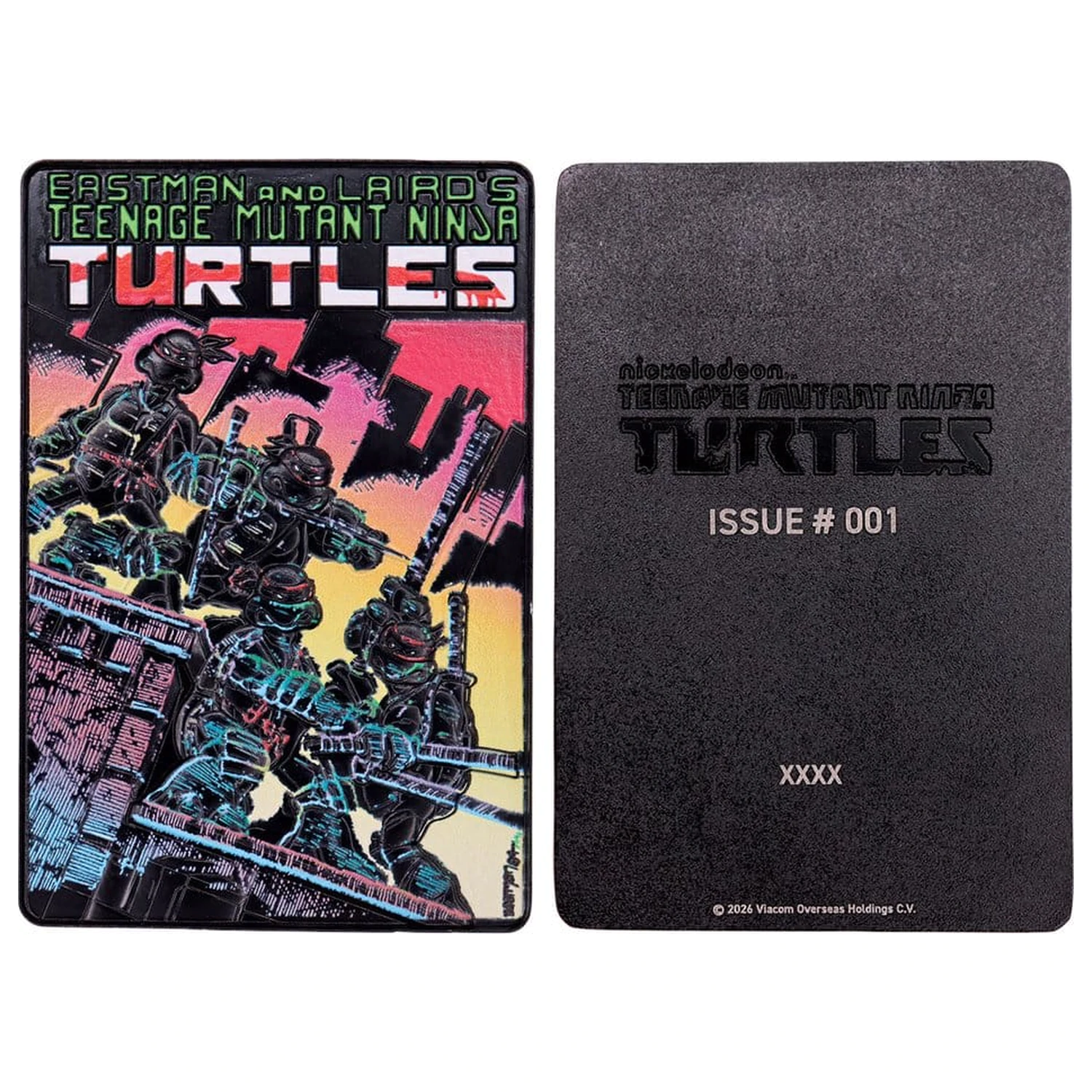Teenage Mutant Ninja Turtles Ingot Set of Three Comic Book Cover Ingots Limited Edition fotografii produktu