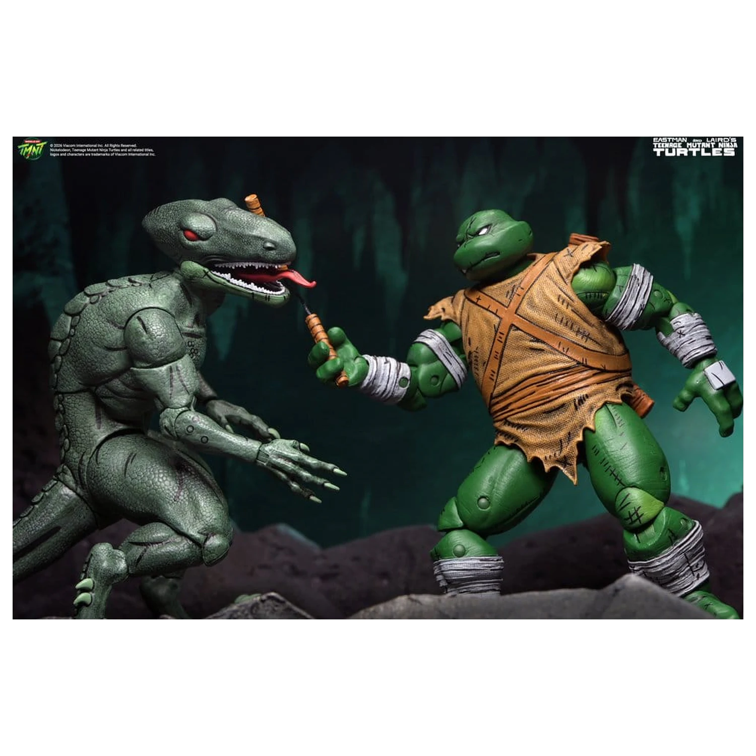 Teenage Mutant Ninja Turtles (Mirage Comics) akční figurka 2-balení Daimyo Orkai & Raptor 18 cm fotografii produktu