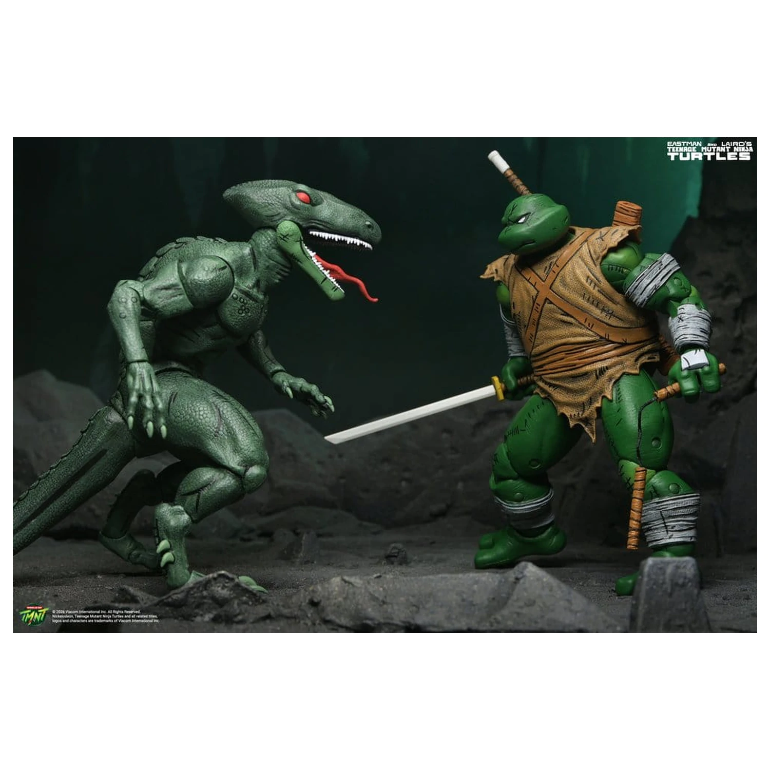 Teenage Mutant Ninja Turtles (Mirage Comics) akční figurka 2-balení Daimyo Orkai & Raptor 18 cm fotografii produktu
