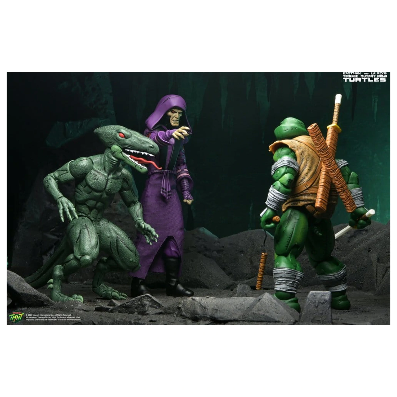 Teenage Mutant Ninja Turtles (Mirage Comics) akční figurka 2-balení Daimyo Orkai & Raptor 18 cm fotografii produktu