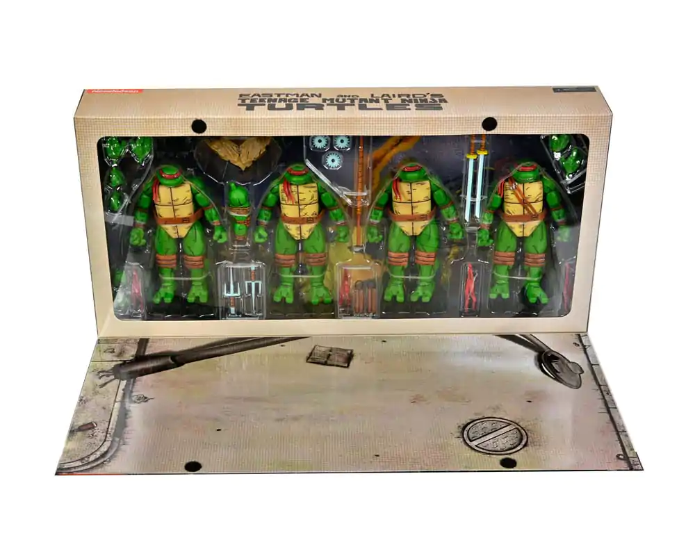 Teenage Mutant Ninja Turtles (Mirage Comics) akční figurky balení 4 ks Leonardo, Raphael, Michelangelo, & Donatello 18 cm fotografii produktu
