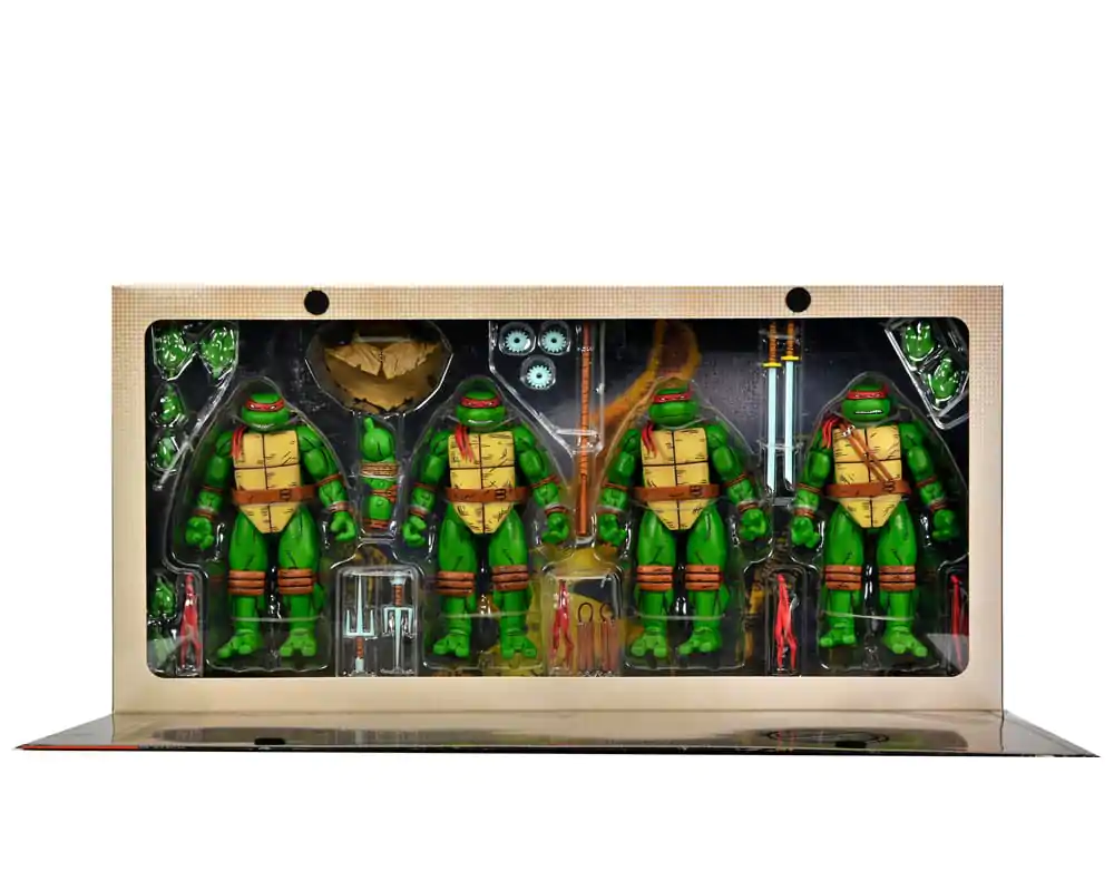 Teenage Mutant Ninja Turtles (Mirage Comics) akční figurky balení 4 ks Leonardo, Raphael, Michelangelo, & Donatello 18 cm fotografii produktu
