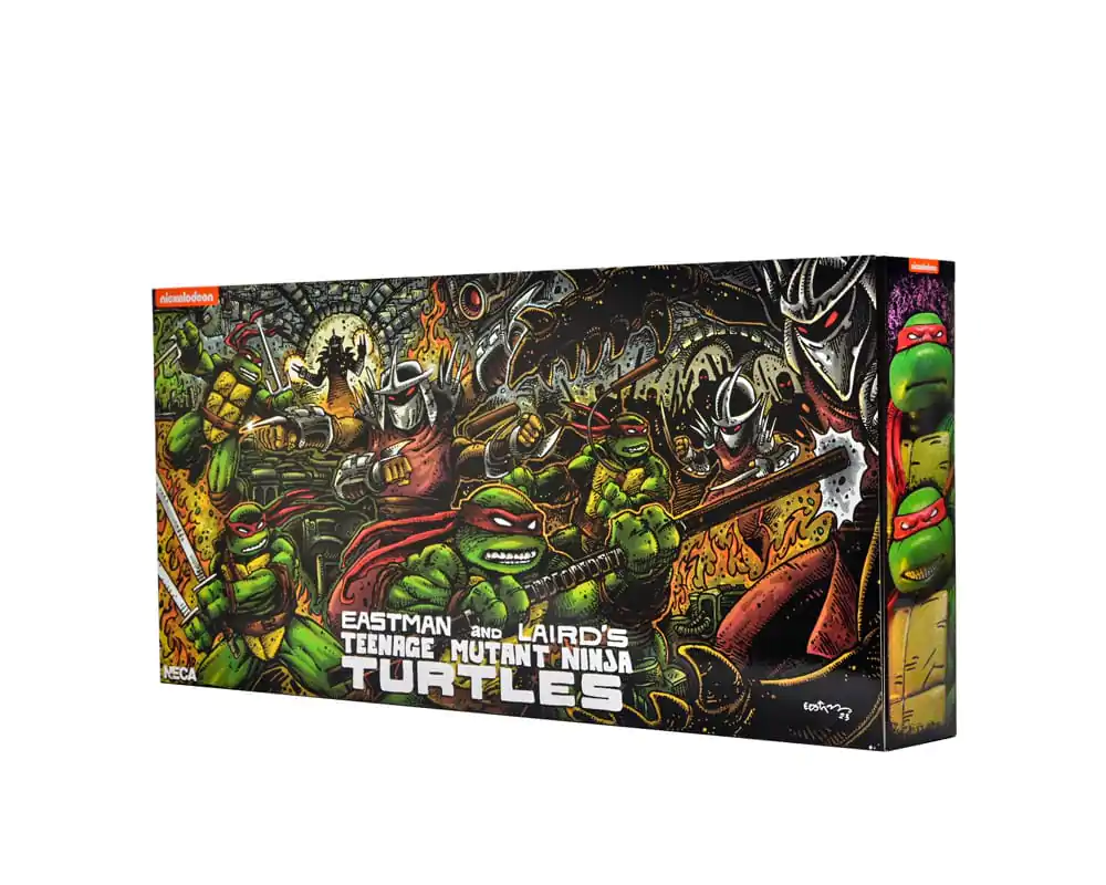 Teenage Mutant Ninja Turtles (Mirage Comics) akční figurky balení 4 ks Leonardo, Raphael, Michelangelo, & Donatello 18 cm fotografii produktu