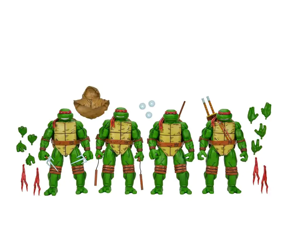 Teenage Mutant Ninja Turtles (Mirage Comics) akční figurky balení 4 ks Leonardo, Raphael, Michelangelo, & Donatello 18 cm fotografii produktu