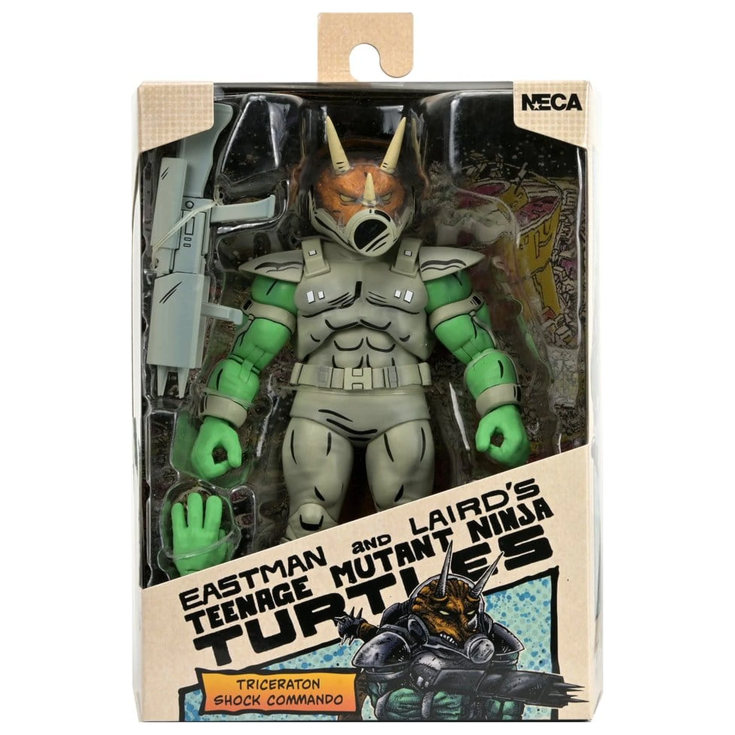Teenage Mutant Ninja Turtles (Mirage Comics) akční figurka Shock Commando Triceraton 18 cm fotografii produktu