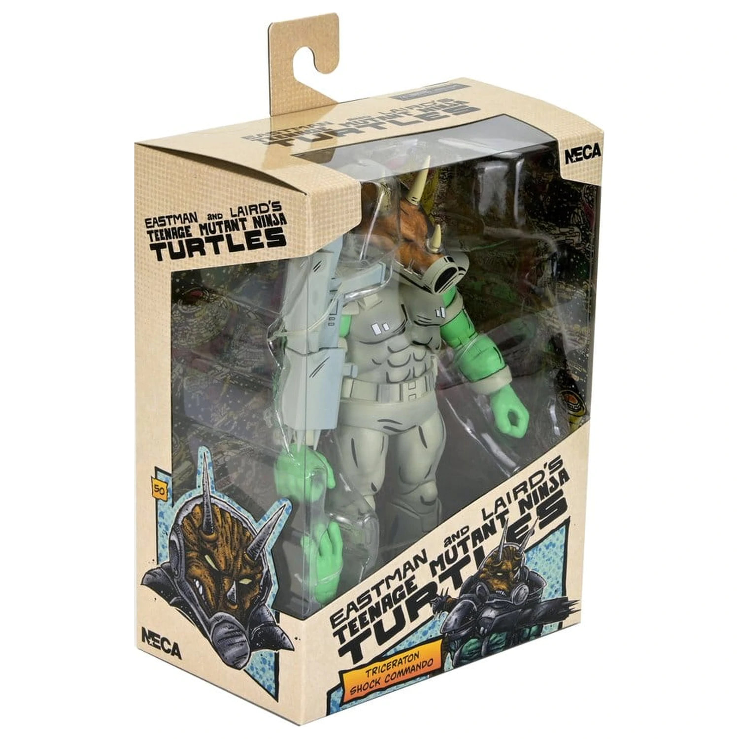 Teenage Mutant Ninja Turtles (Mirage Comics) akční figurka Shock Commando Triceraton 18 cm fotografii produktu