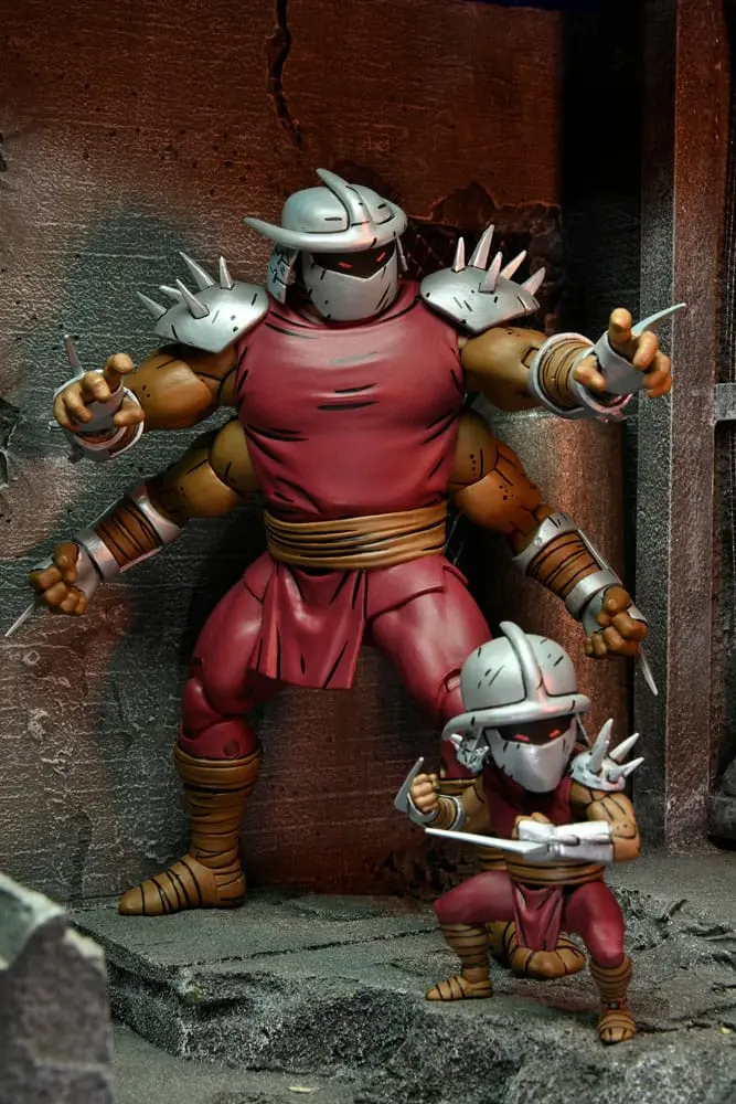 Teenage Mutant Ninja Turtles (Mirage Comics) Akční figurka Shredder Clone & Mini Shredder (Deluxe) 18 cm fotografii produktu