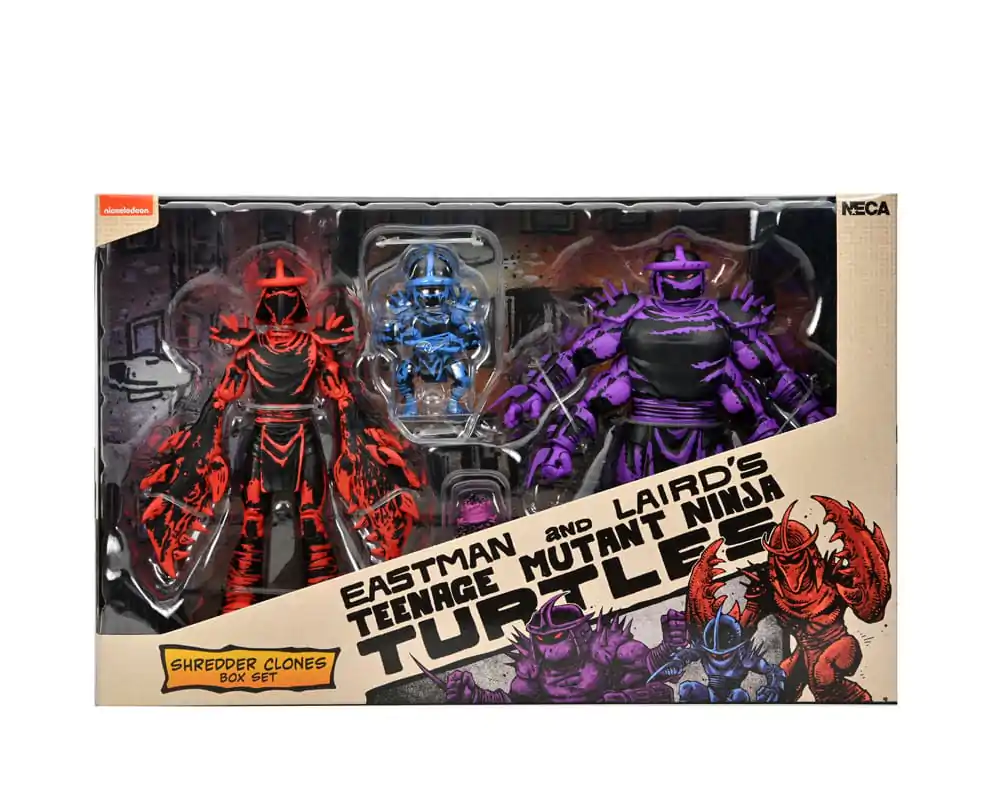 Teenage Mutant Ninja Turtles (Mirage Comics) akční figurky Shredder Clones Box Set 18 cm fotografii produktu