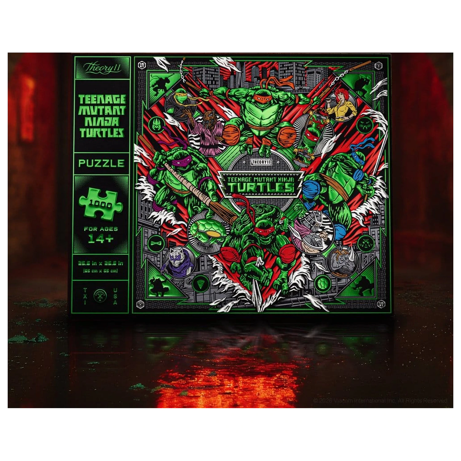 Teenage Mutant Ninja Turtles vícerozměrné puzzle (1000 dílků) fotografii produktu