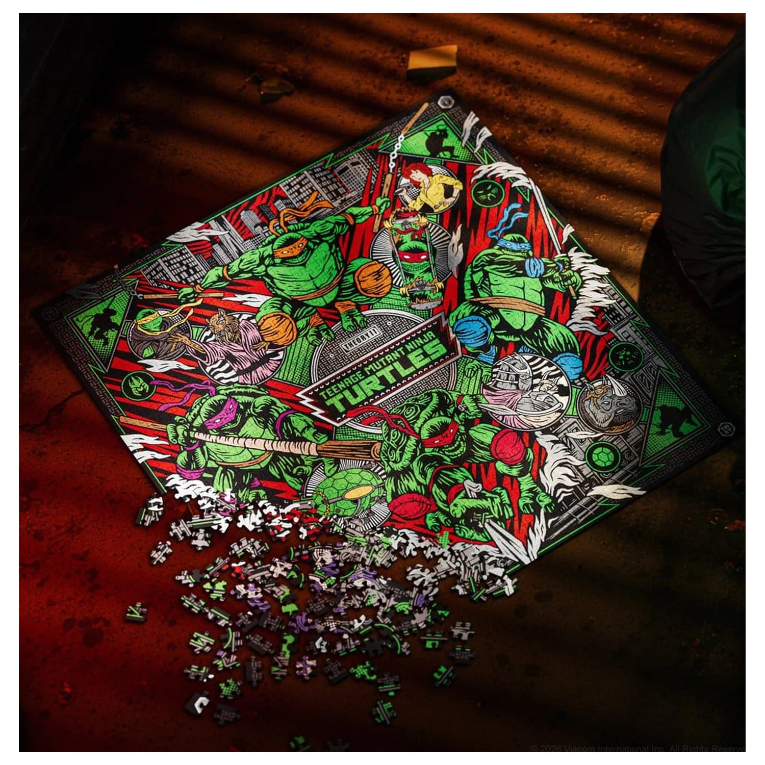 Teenage Mutant Ninja Turtles vícerozměrné puzzle (1000 dílků) fotografii produktu