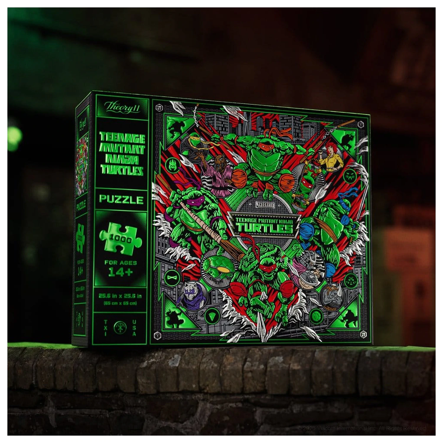Teenage Mutant Ninja Turtles vícerozměrné puzzle (1000 dílků) fotografii produktu