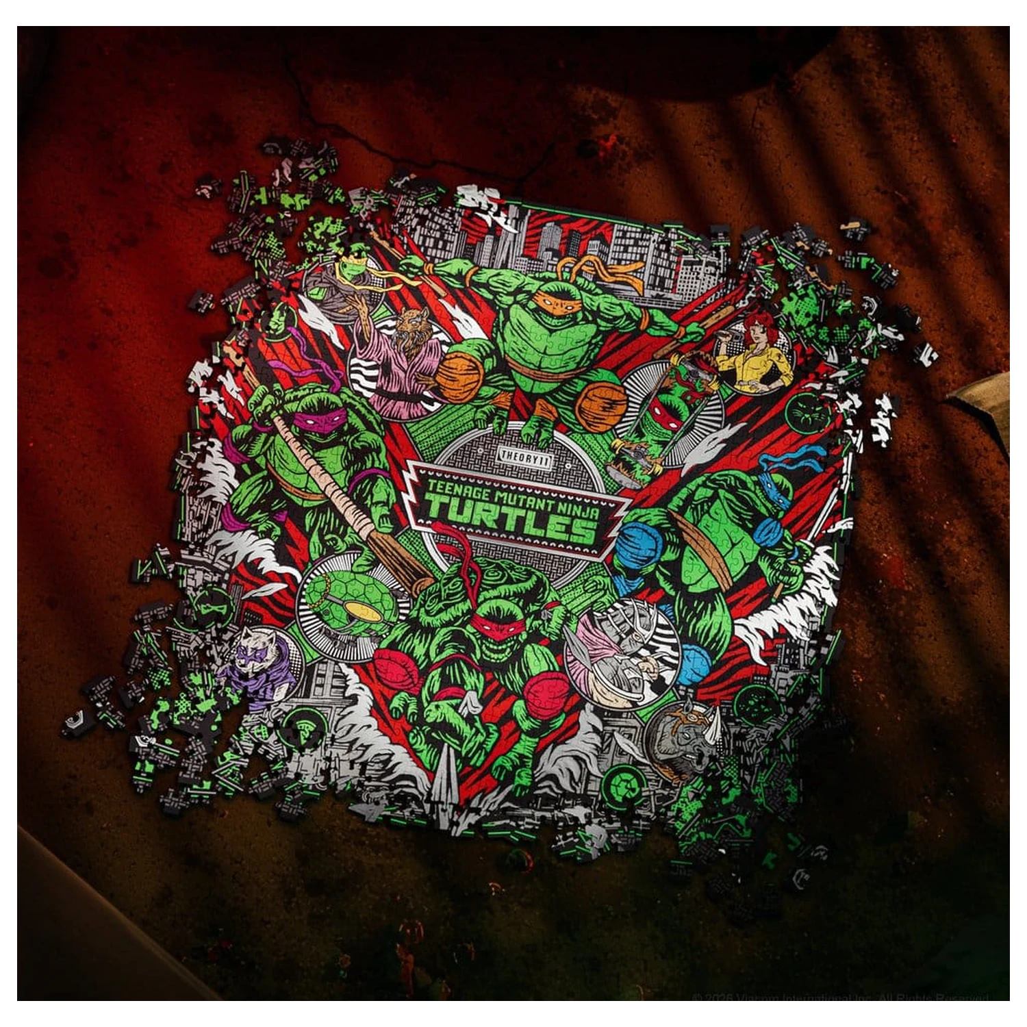 Teenage Mutant Ninja Turtles vícerozměrné puzzle (1000 dílků) fotografii produktu