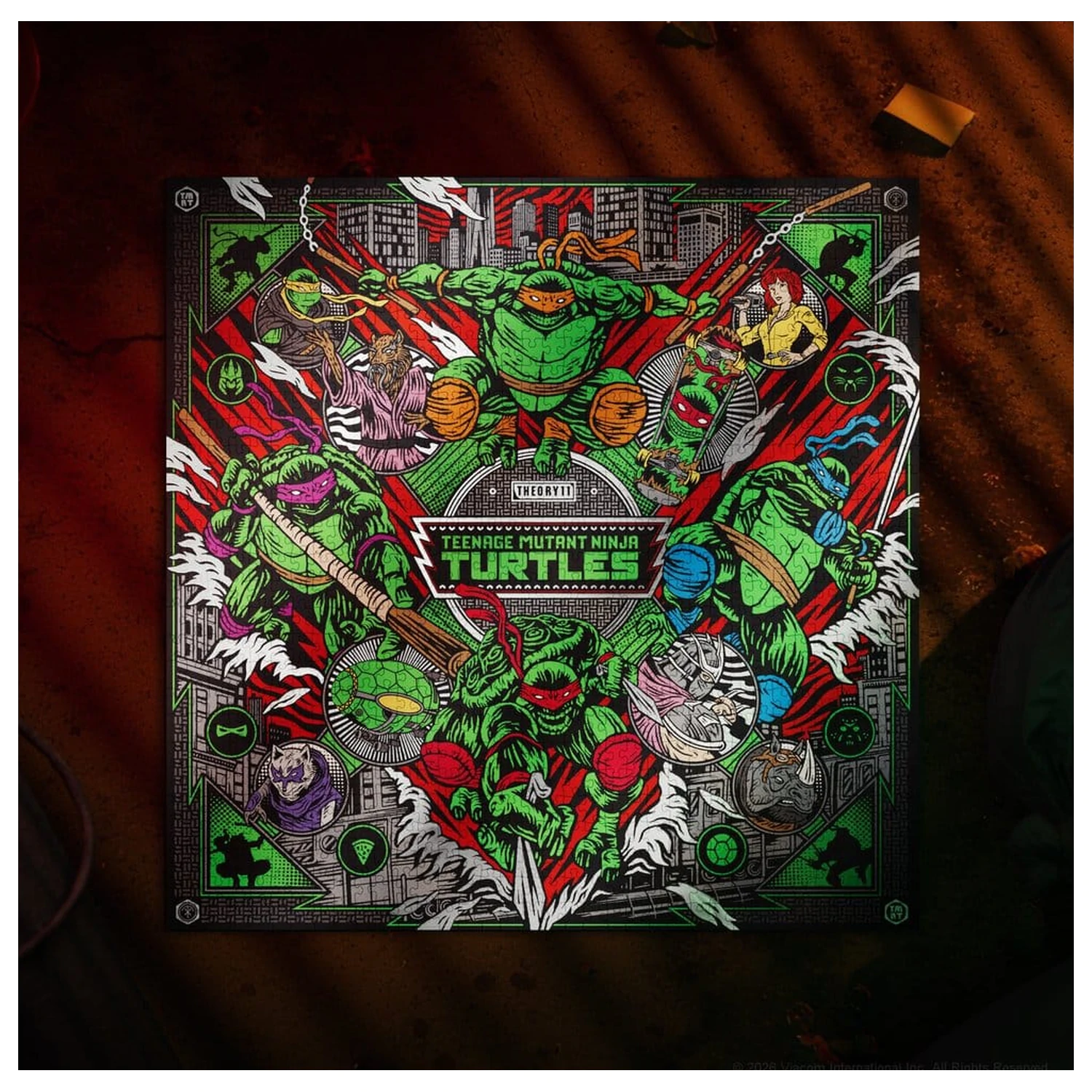 Teenage Mutant Ninja Turtles vícerozměrné puzzle (1000 dílků) fotografii produktu