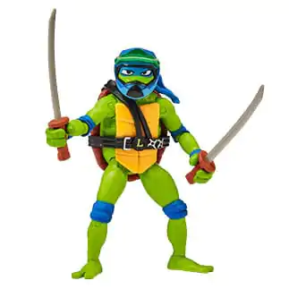 Teenage Mutant Ninja Turtles: Mutant Mayhem Drive N Kick akční figurka Leonardo a motocykl 11 cm fotografii produktu