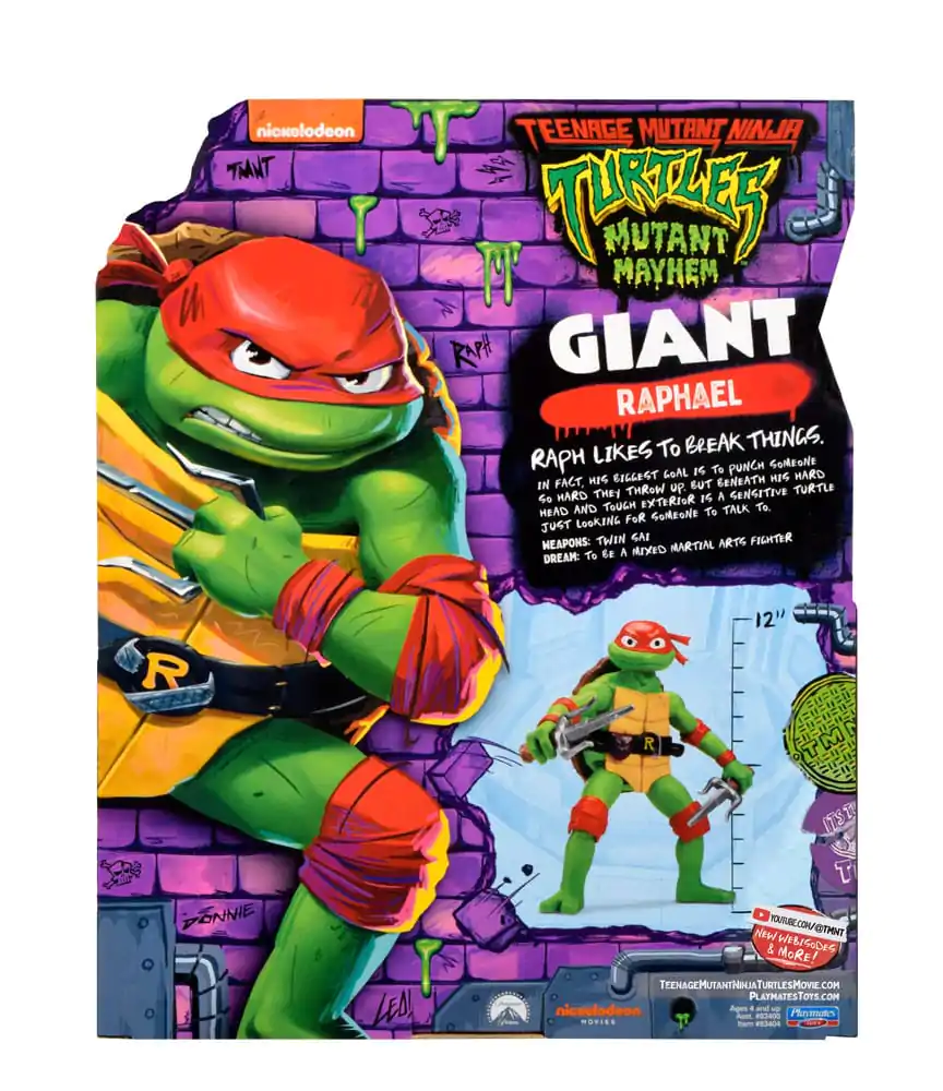 Teenage Mutant Ninja Turtles: Mutant Mayhem Akční figurka Giant Raphael 30 cm fotografii produktu