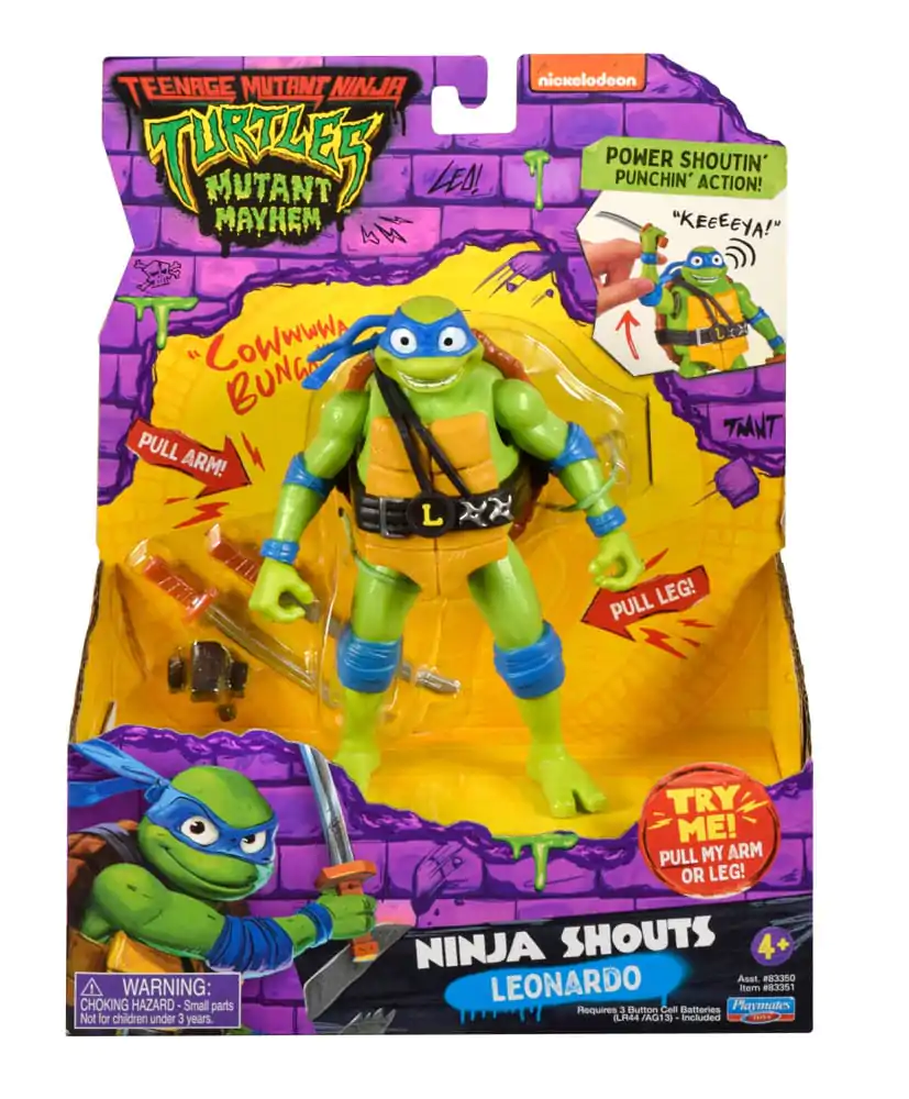 Teenage Mutant Ninja Turtles: Mutant Mayhem Ninja Shouts Akční figurka Leonardo 14 cm fotografii produktu