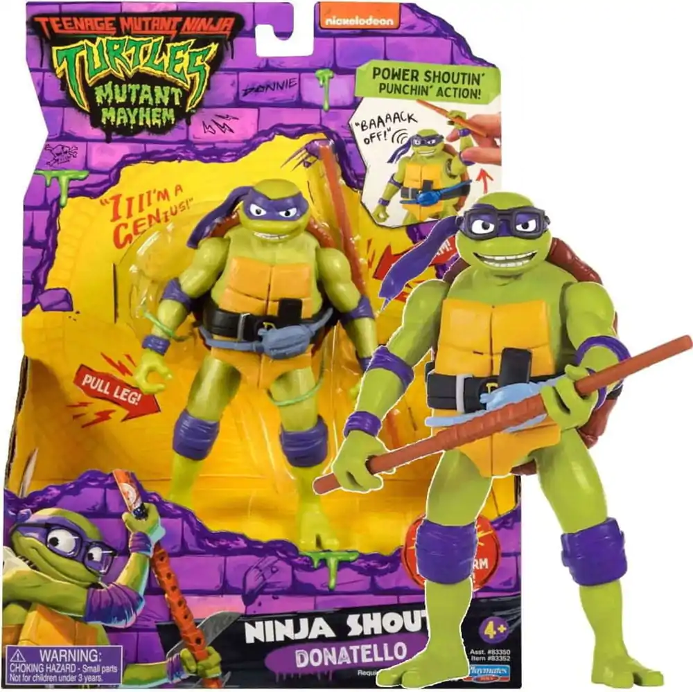 Teenage Mutant Ninja Turtles: Mutant Mayhem Ninja Shouts Akční figurka Donatello 14 cm fotografii produktu