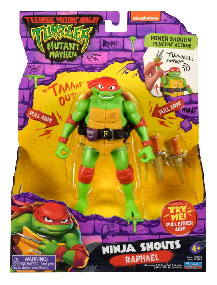 Teenage Mutant Ninja Turtles: Mutant Mayhem Ninja Shouts Akční figurka Raphael 14 cm fotografii produktu