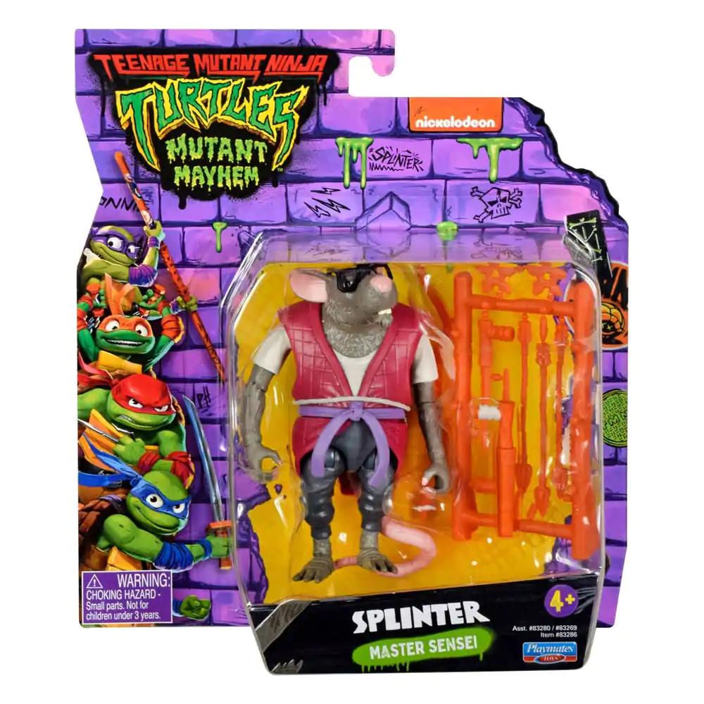 Teenage Mutant Ninja Turtles: Mutant Mayhem Akční figurka Splinter 10 cm fotografii produktu