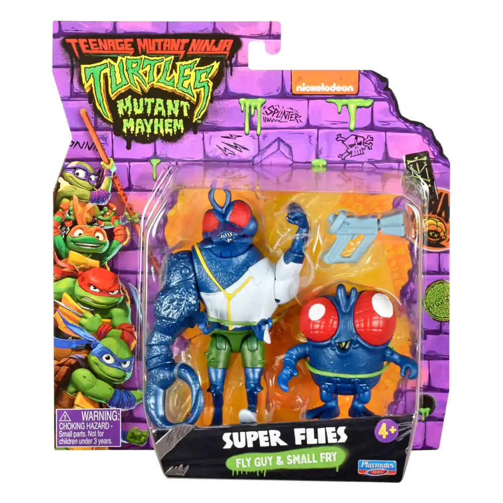 Teenage Mutant Ninja Turtles: Mutant Mayhem Akční figurky Super Fly & Toddler Super Fly 11 cm fotografii produktu