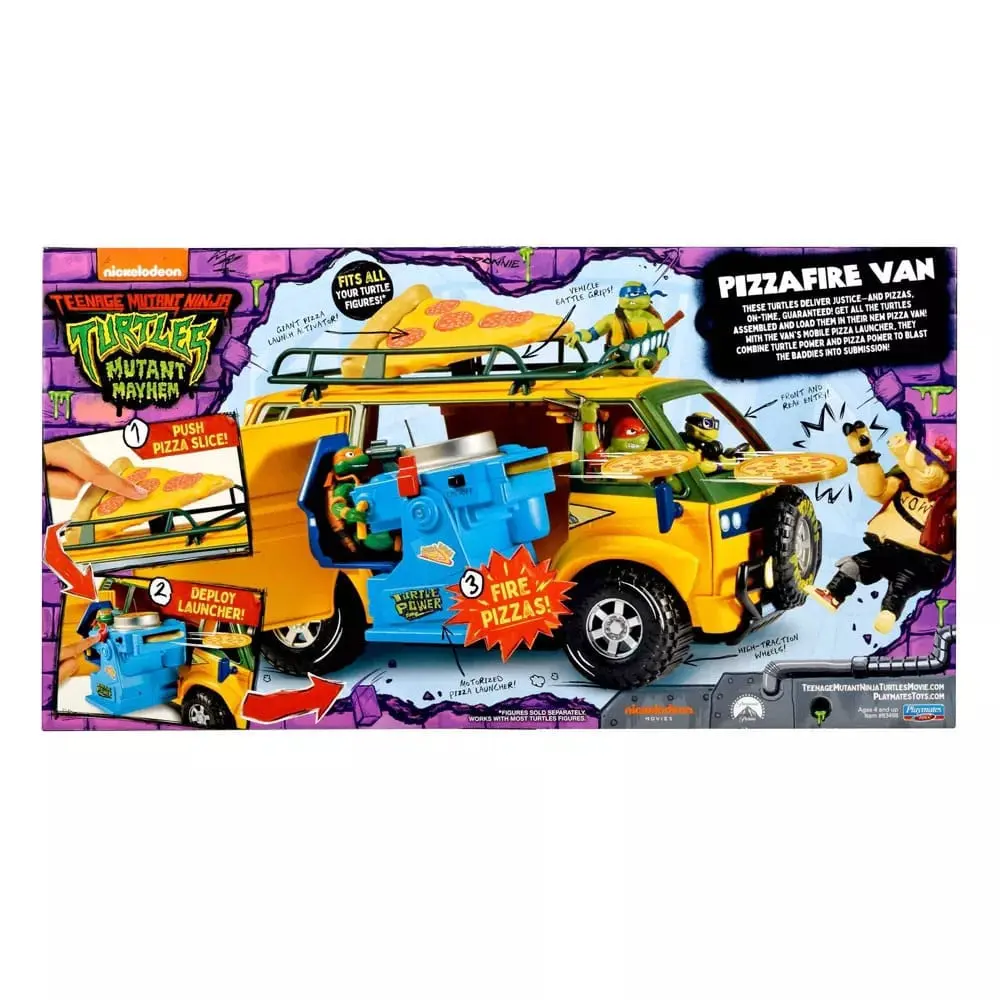 Teenage Mutant Ninja Turtles: Mutant Mayhem vozidlo Pizza Van 20 cm fotografii produktu