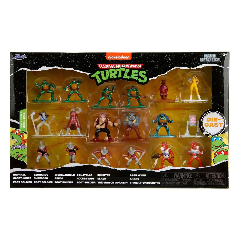 Teenage Mutant Ninja Turtles Nano Metalfigs Diecast Mini Figurky 18-Pack Wave 2 4 cm fotografii produktu