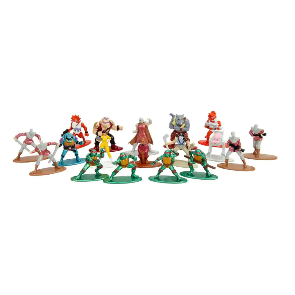 Teenage Mutant Ninja Turtles Nano Metalfigs Diecast Mini Figurky 18-Pack Wave 2 4 cm fotografii produktu