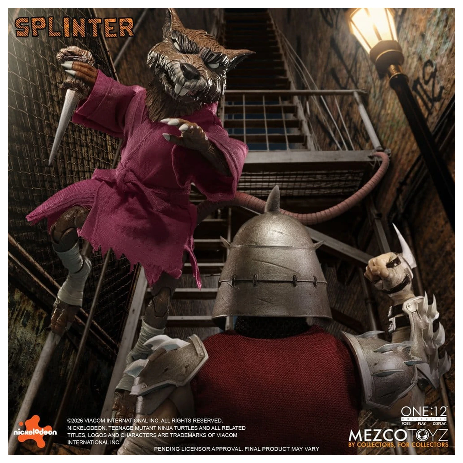 Teenage Mutant Ninja Turtles One:12 Collective akční figurka 1/12 Splinter 17 cm fotografii produktu