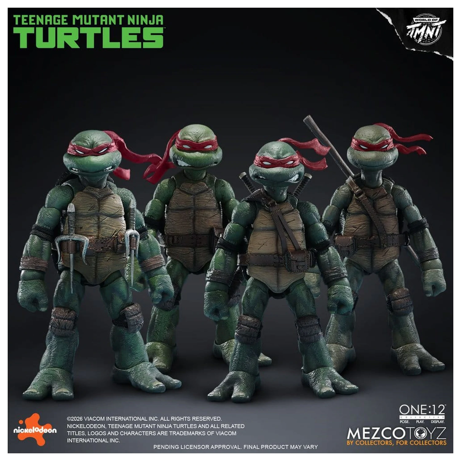 Teenage Mutant Ninja Turtles One:12 Collective akční figurky 1/12 boxovaný set 17 cm fotografii produktu
