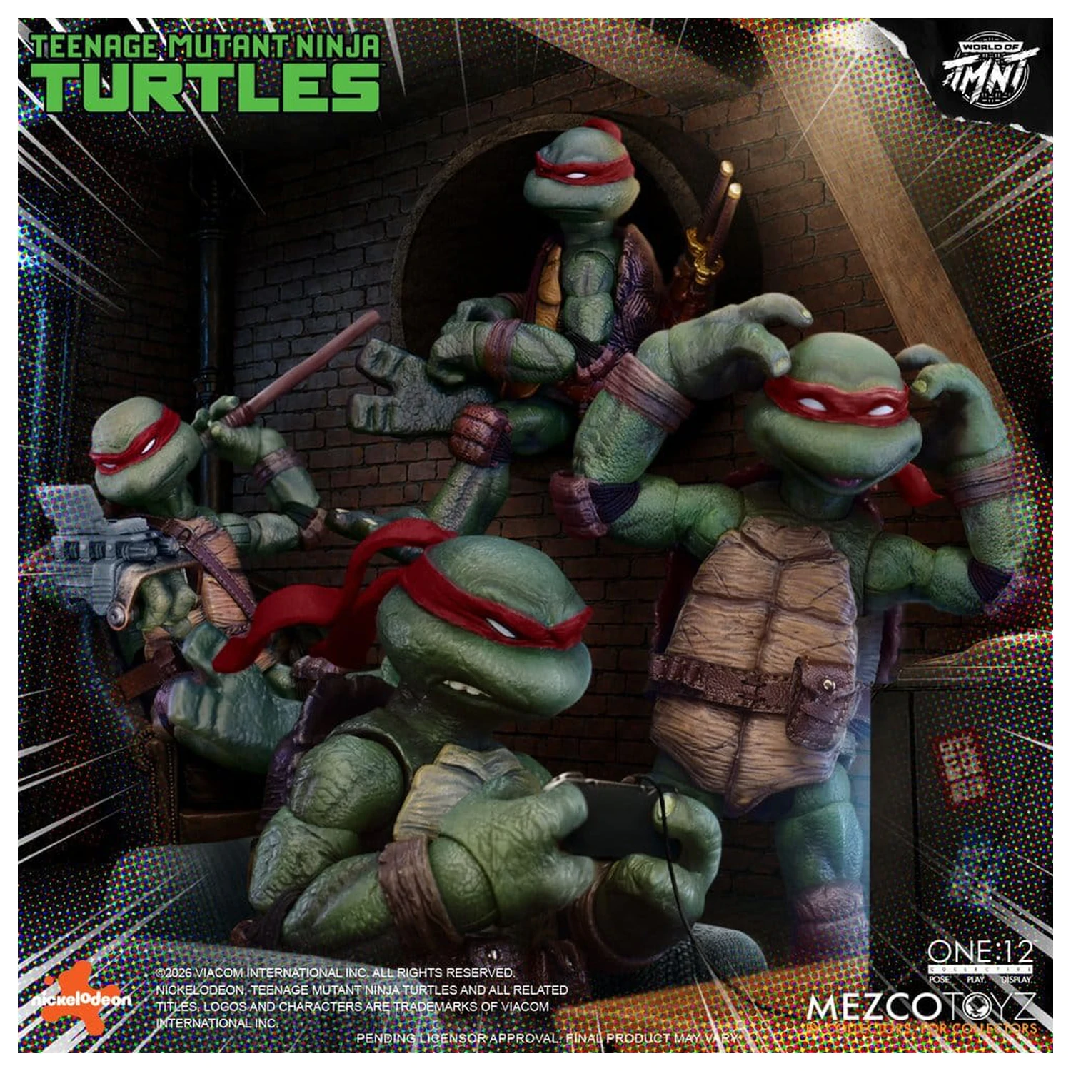 Teenage Mutant Ninja Turtles One:12 Collective akční figurky 1/12 boxovaný set 17 cm fotografii produktu