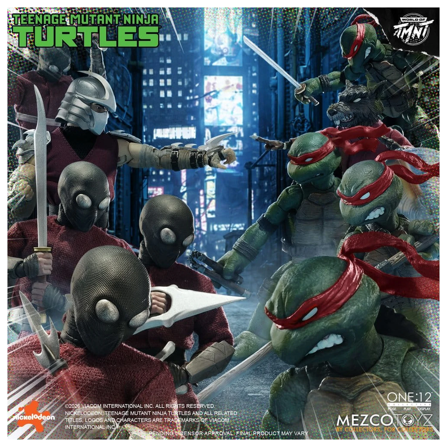Teenage Mutant Ninja Turtles One:12 Collective akční figurky 1/12 boxovaný set 17 cm fotografii produktu