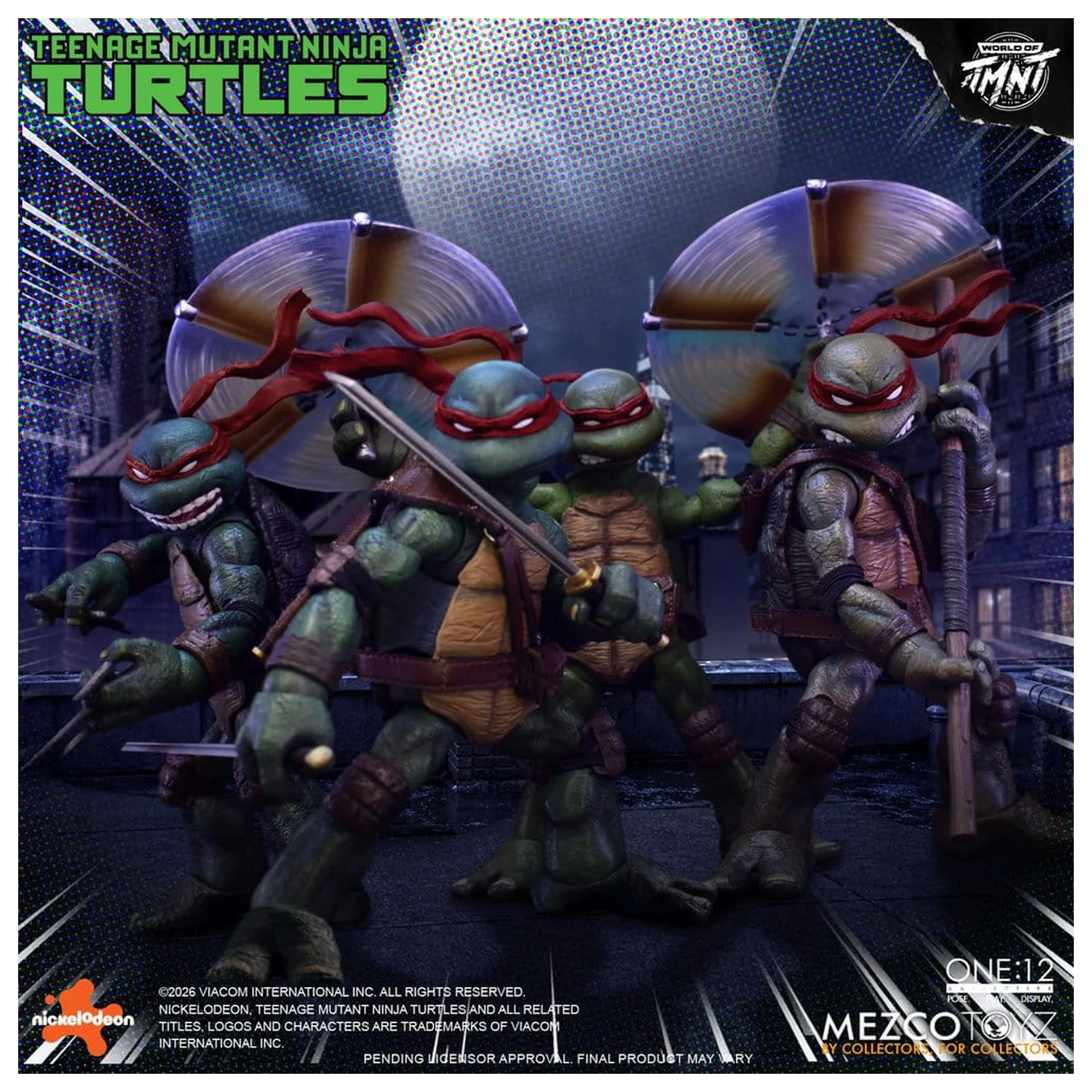 Teenage Mutant Ninja Turtles One:12 Collective akční figurky 1/12 boxovaný set 17 cm fotografii produktu