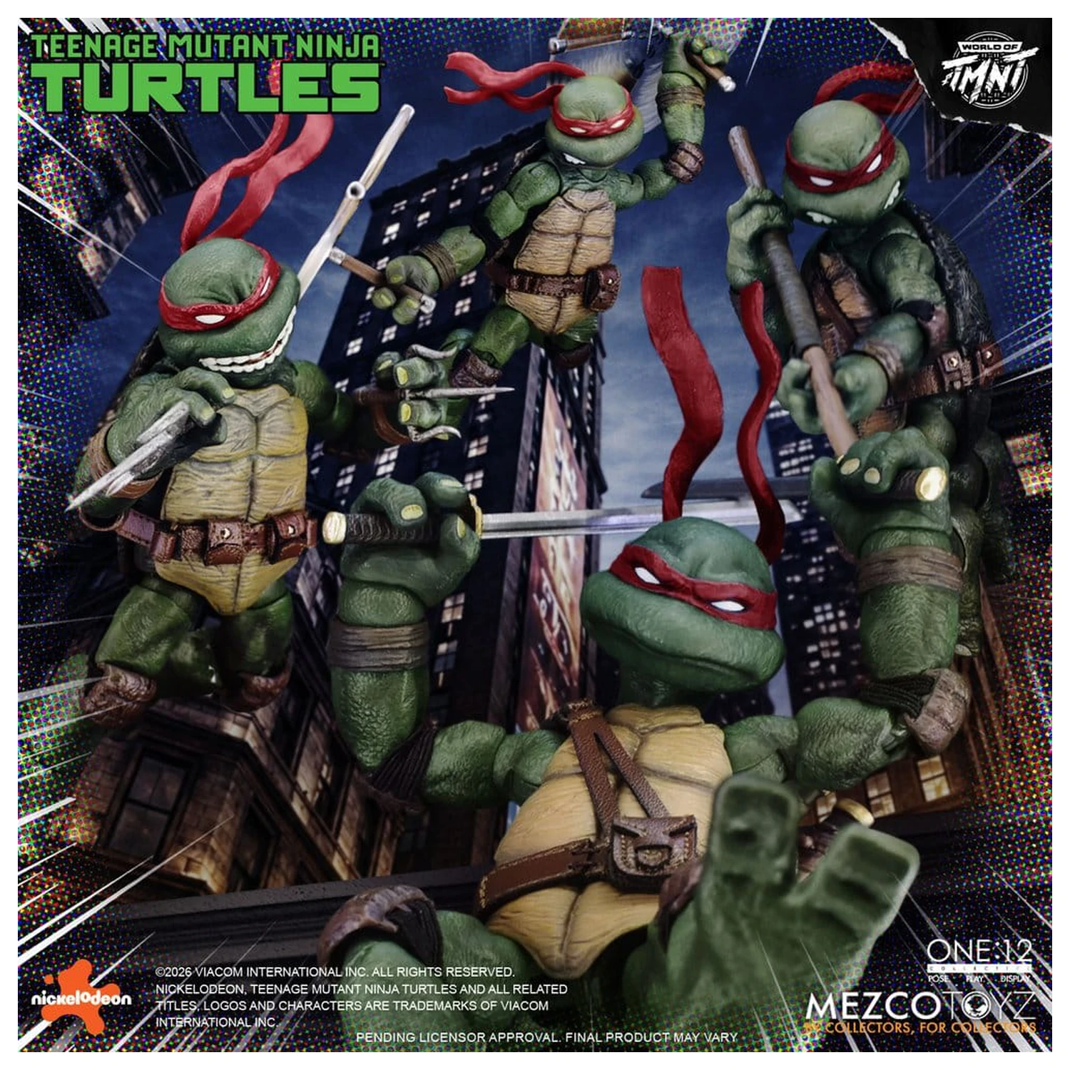 Teenage Mutant Ninja Turtles One:12 Collective akční figurky 1/12 boxovaný set 17 cm fotografii produktu