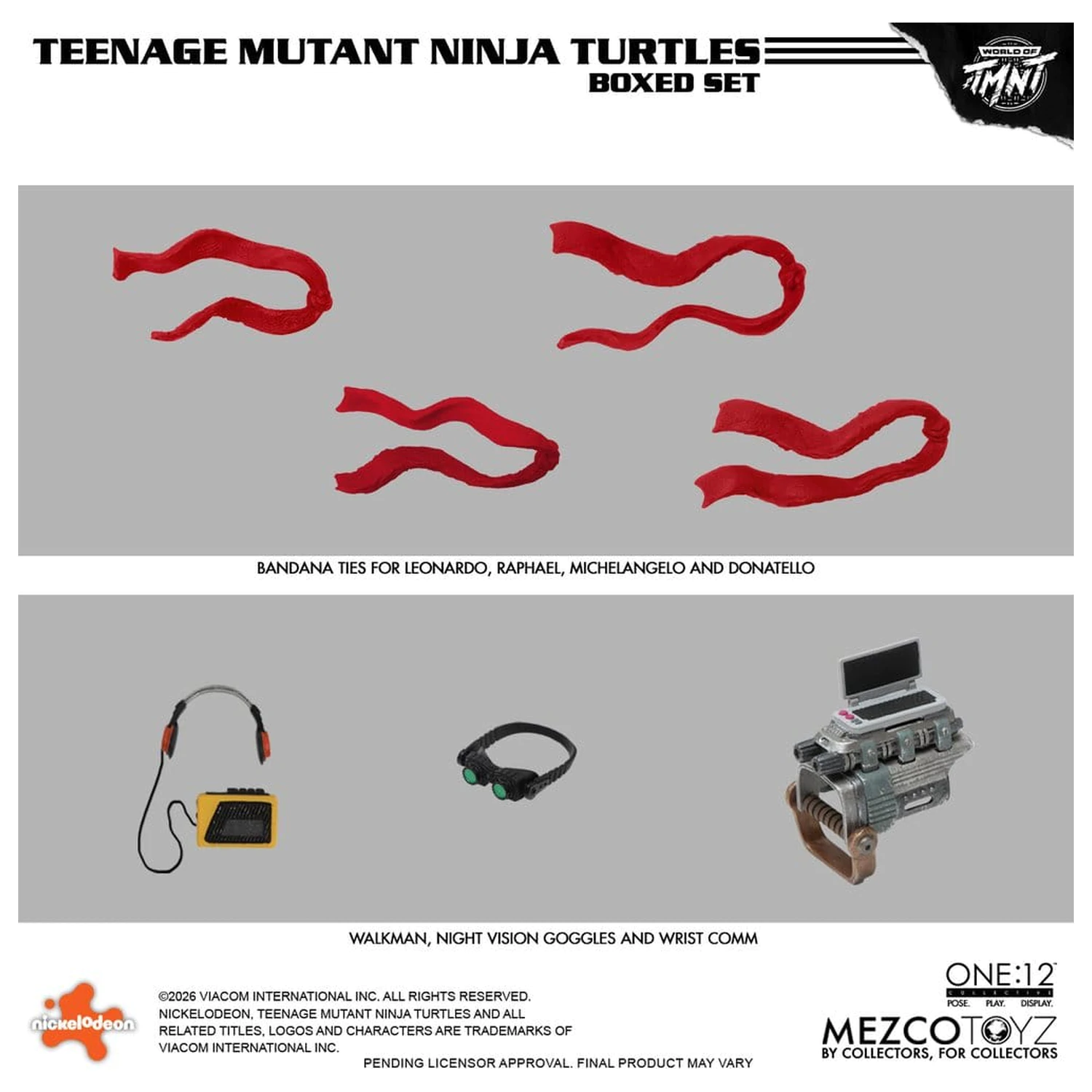 Teenage Mutant Ninja Turtles One:12 Collective akční figurky 1/12 boxovaný set 17 cm fotografii produktu