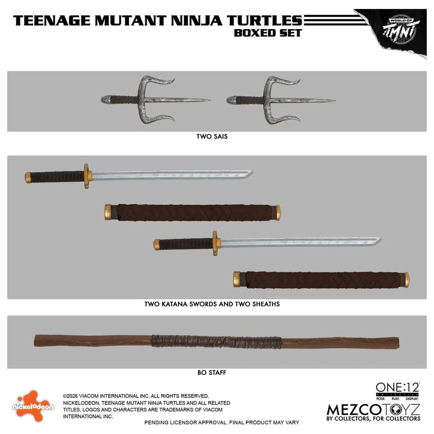 Teenage Mutant Ninja Turtles One:12 Collective akční figurky 1/12 boxovaný set 17 cm fotografii produktu