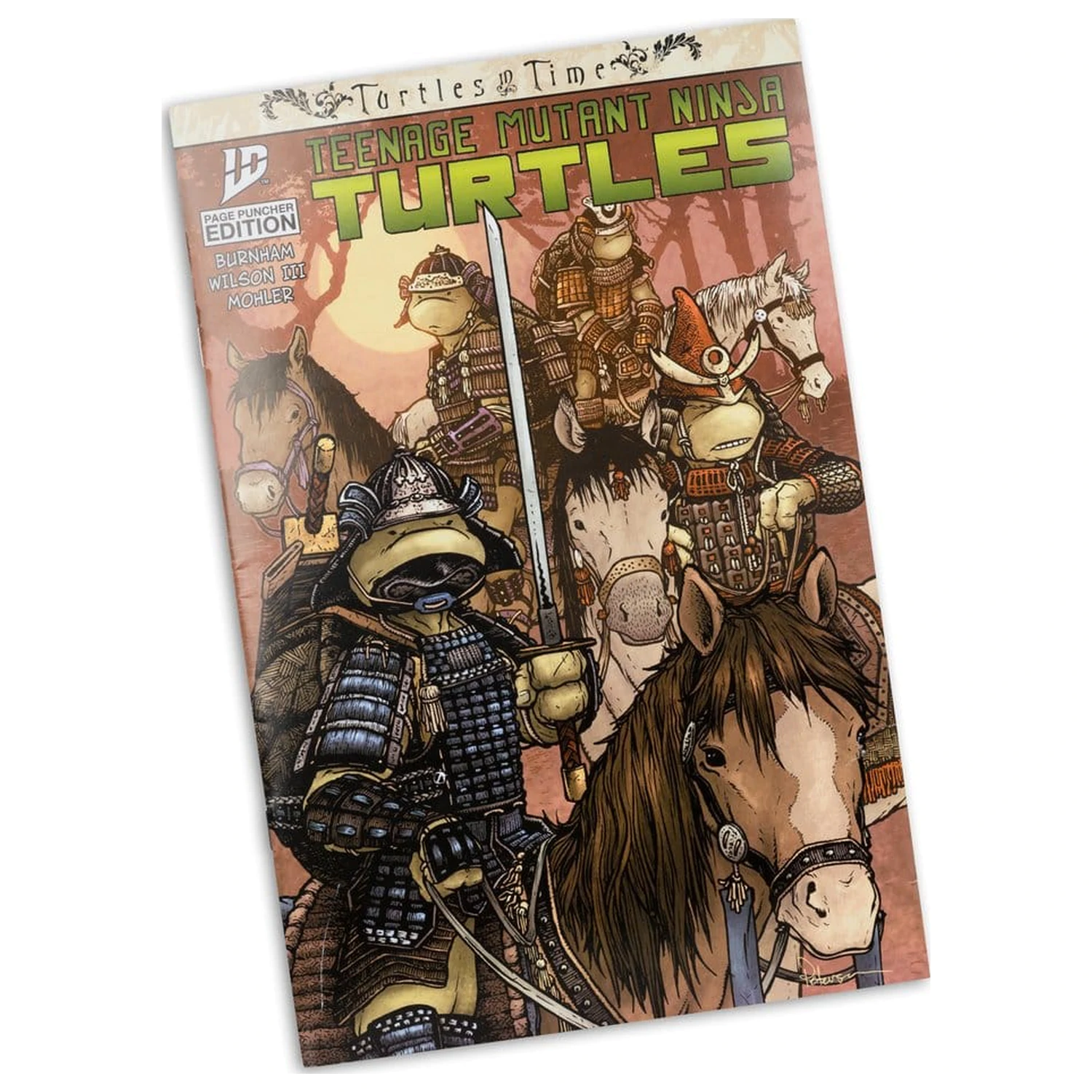 Teenage Mutant Ninja Turtles Page Punchers akční figurka Leonardo (Turtles in Time) 13 cm fotografii produktu