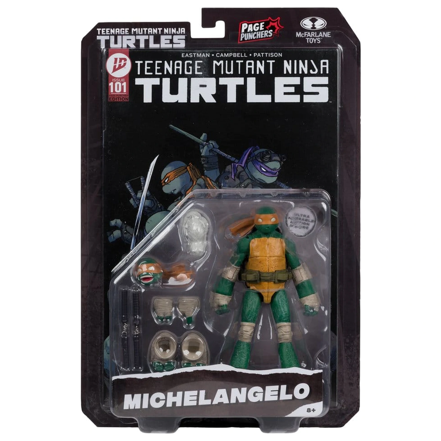Teenage Mutant Ninja Turtles Page Punchers Akční figurka Michelangelo 13 cm fotografii produktu