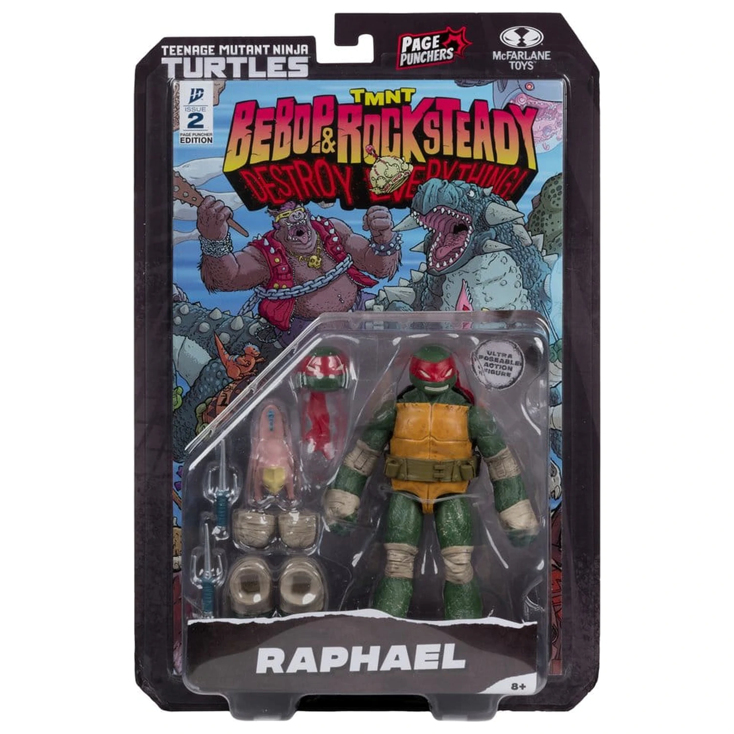 Teenage Mutant Ninja Turtles Page Punchers Akční figurka Raphael 13 cm fotografii produktu