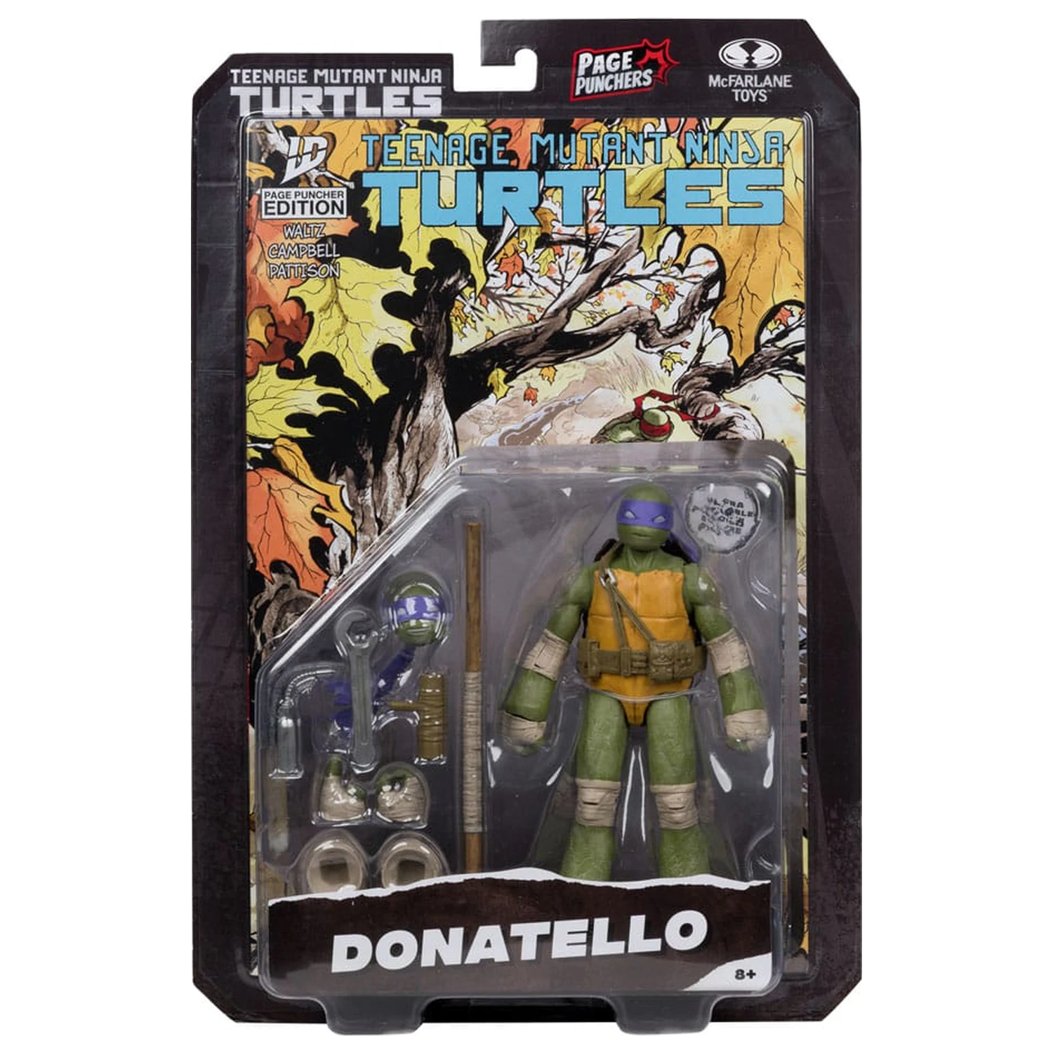 Teenage Mutant Ninja Turtles Page Punchers akční figurka Donatello 13 cm fotografii produktu