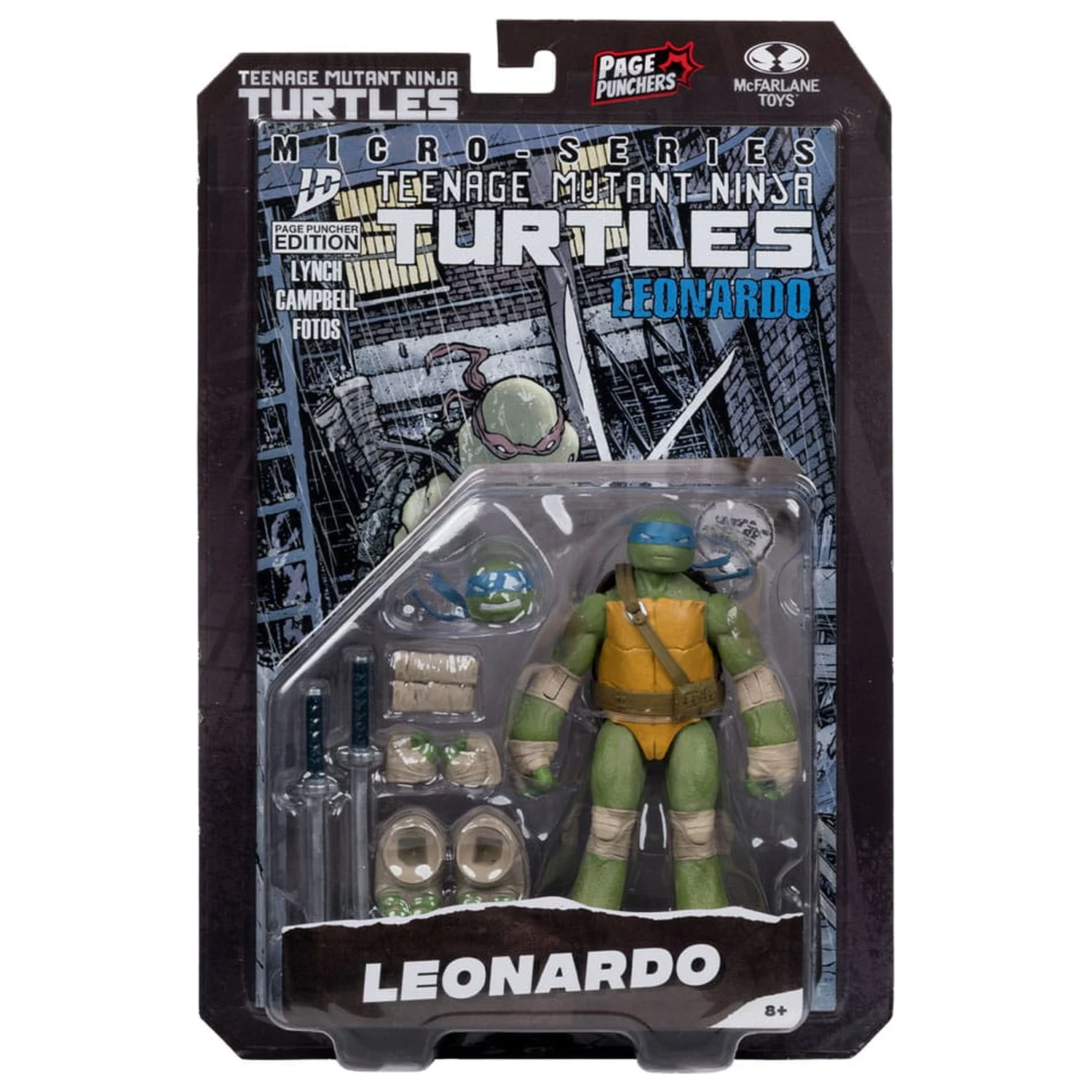Teenage Mutant Ninja Turtles Page Punchers akční figurka Leonardo 13 cm fotografii produktu